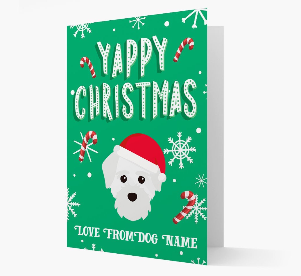 Yappy Christmas: Personalized {breedFullName} Christmas Card