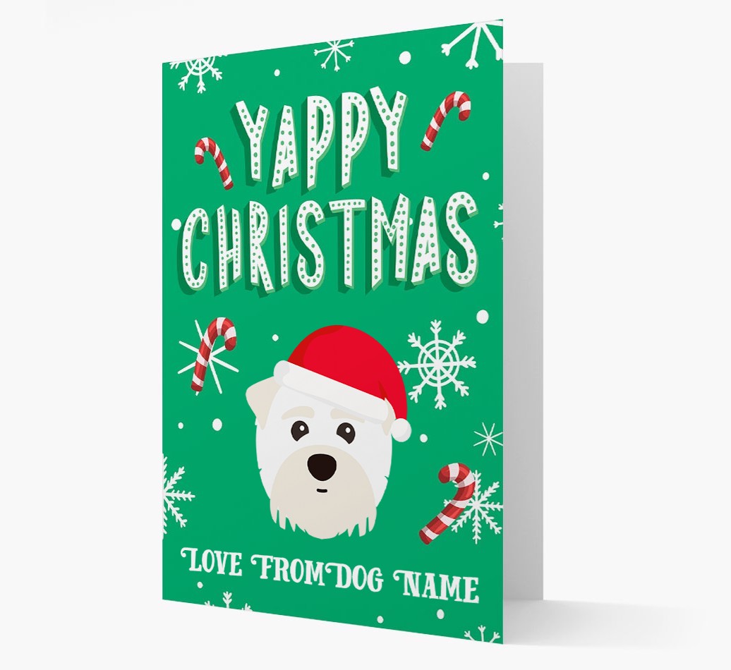 Yappy Christmas: Personalized {breedFullName} Christmas Card