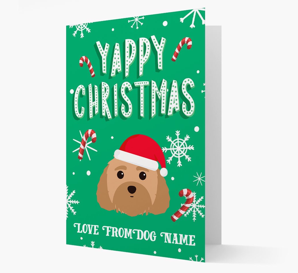 Yappy Christmas: Personalized {breedFullName} Christmas Card