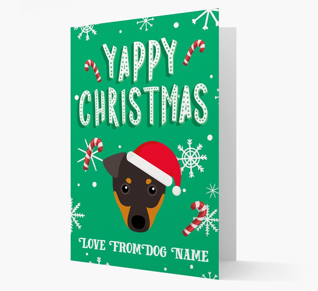 Yappy Christmas: Personalized {breedFullName} Christmas Card