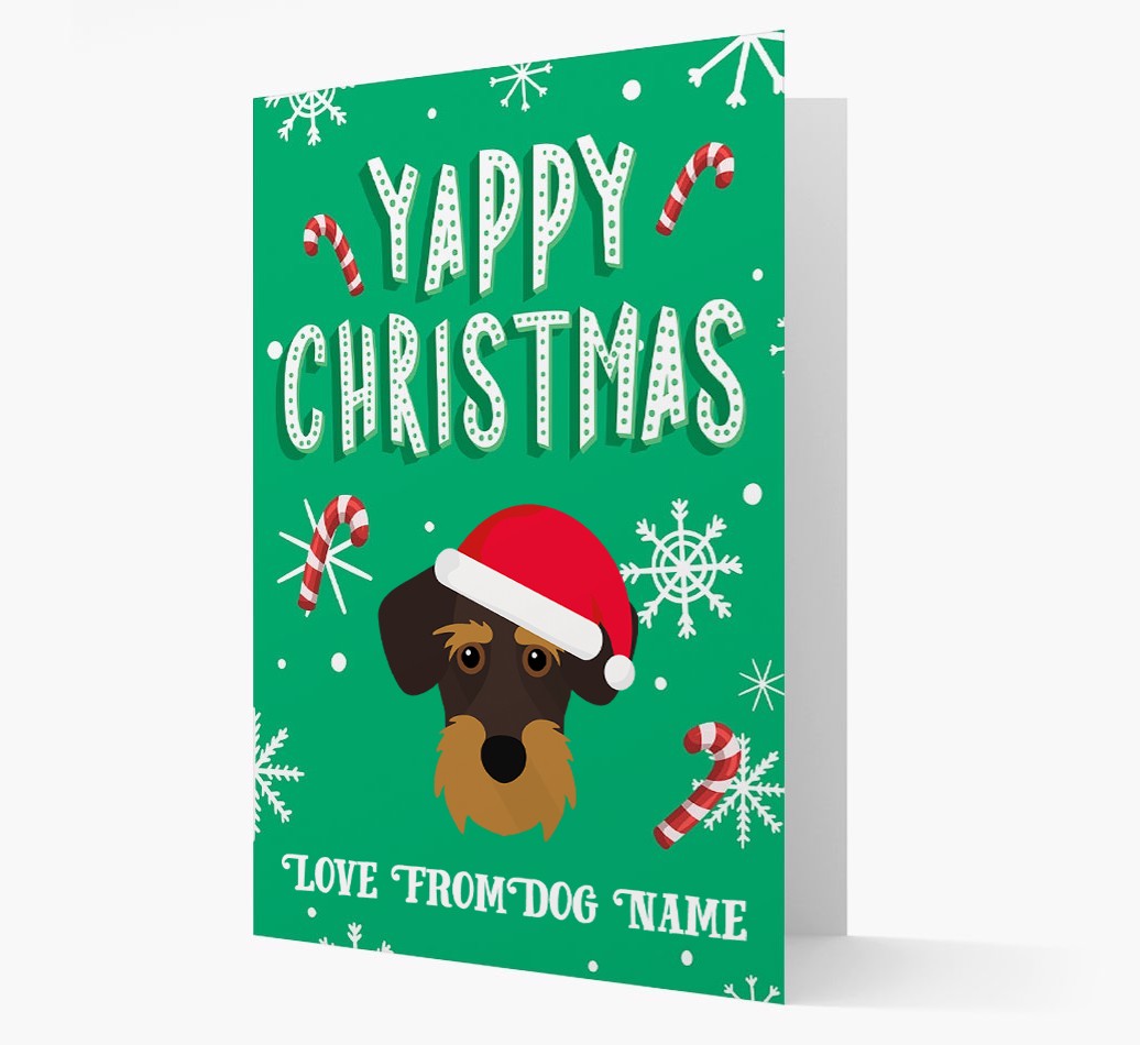 Yappy Christmas: Personalized {breedFullName} Christmas Card