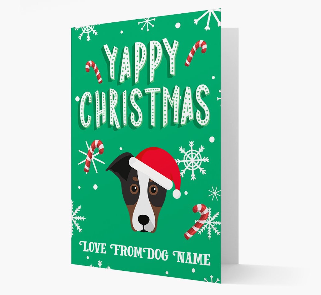Yappy Christmas: Personalized {breedFullName} Christmas Card
