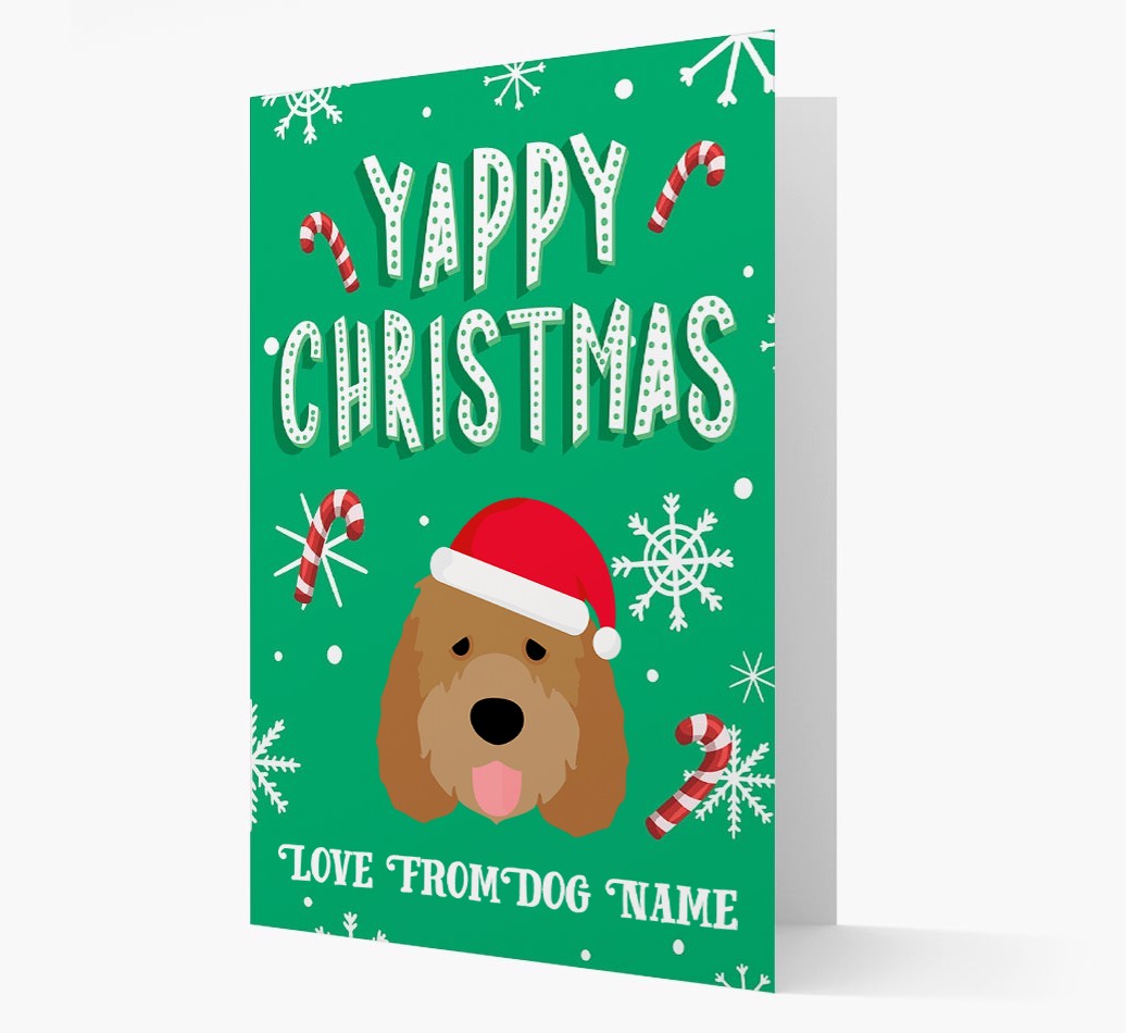 Yappy Christmas: Personalized {breedFullName} Christmas Card