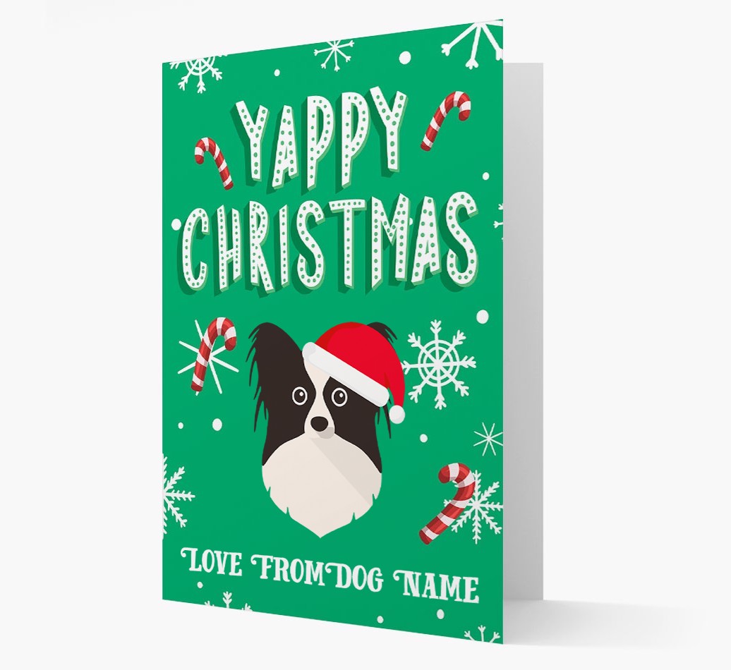 Yappy Christmas: Personalized {breedFullName} Christmas Card