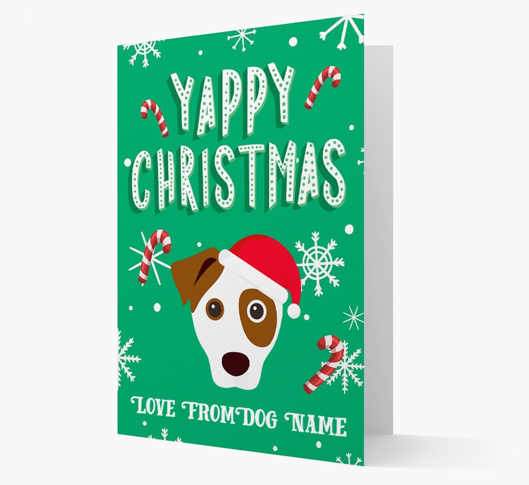 Yappy Christmas: Personalized {breedFullName} Christmas Card