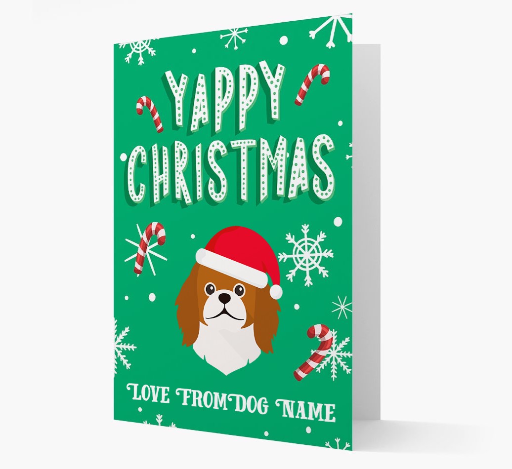 Yappy Christmas: Personalized {breedFullName} Christmas Card