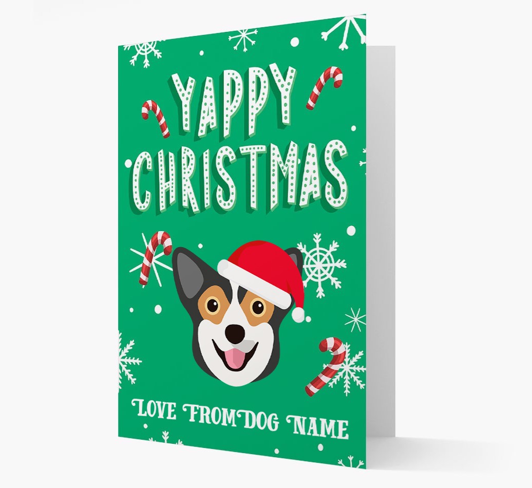 Yappy Christmas: Personalized {breedFullName} Christmas Card