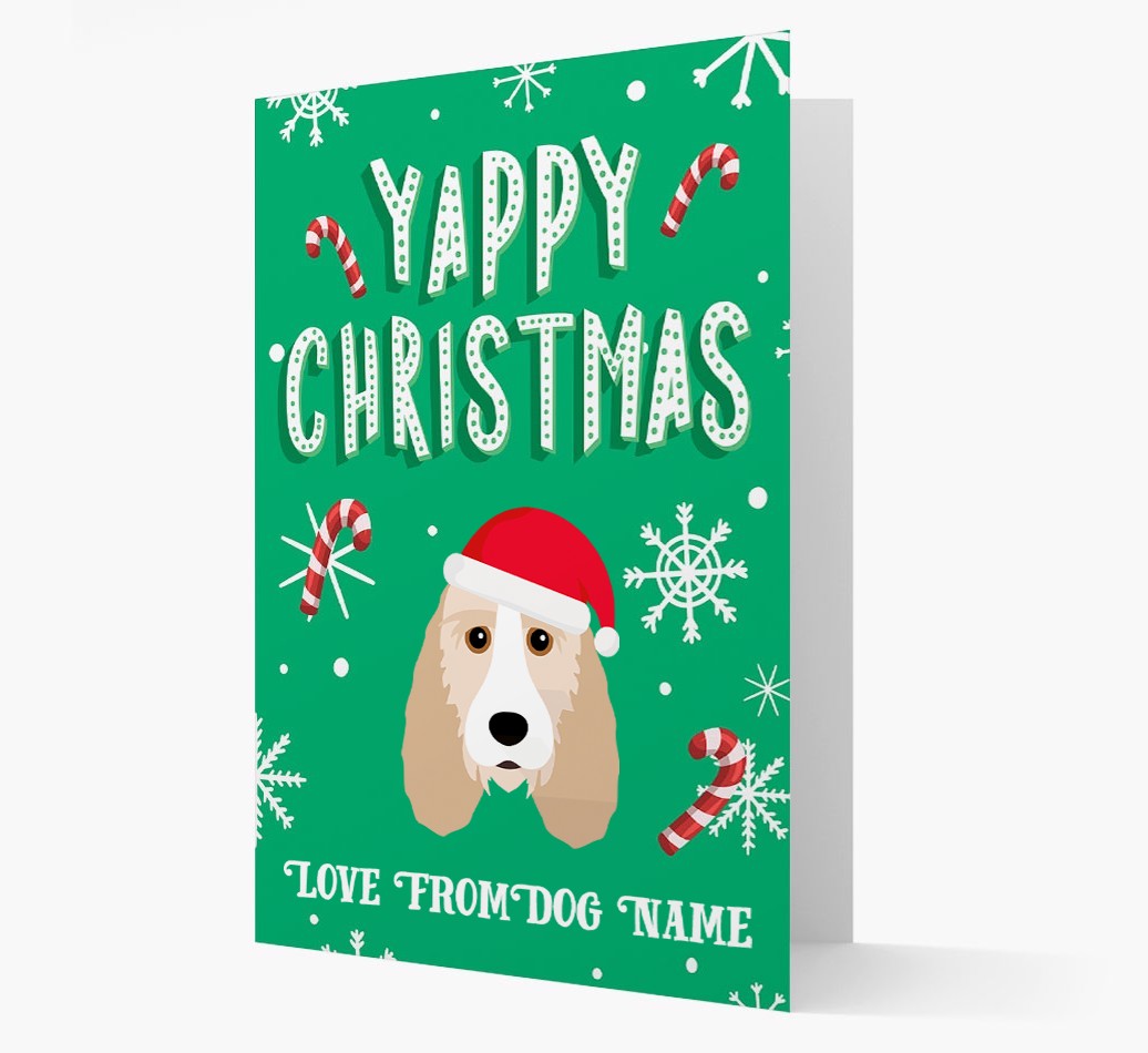 Yappy Christmas: Personalised {breedFullName} Christmas Card