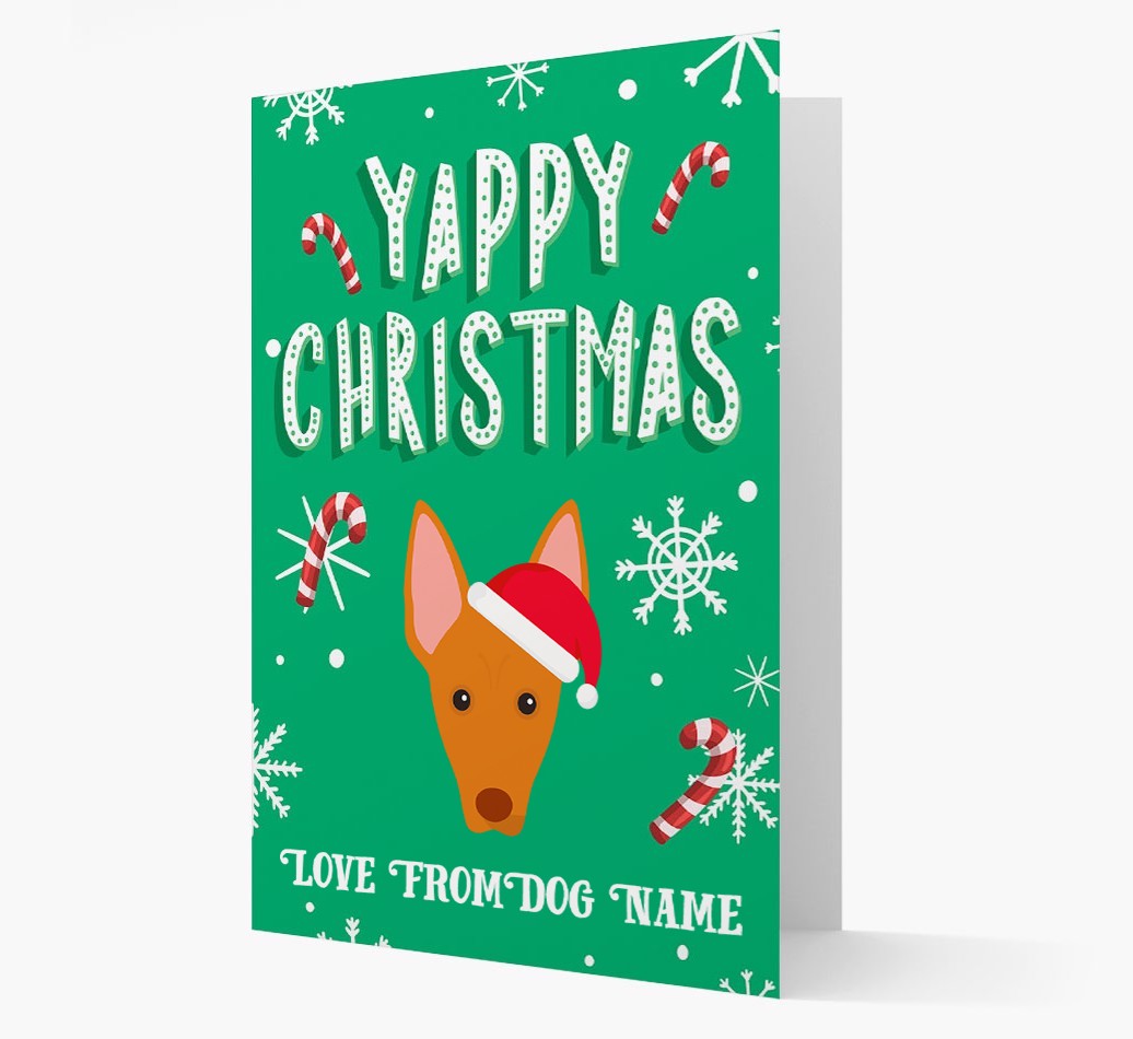 Yappy Christmas: Personalized {breedFullName} Christmas Card
