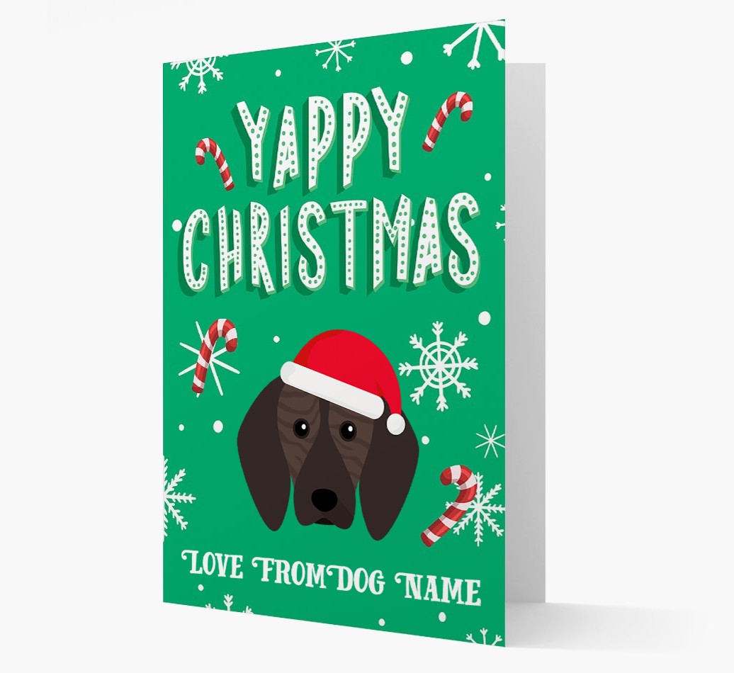 Yappy Christmas: Personalized {breedFullName} Christmas Card