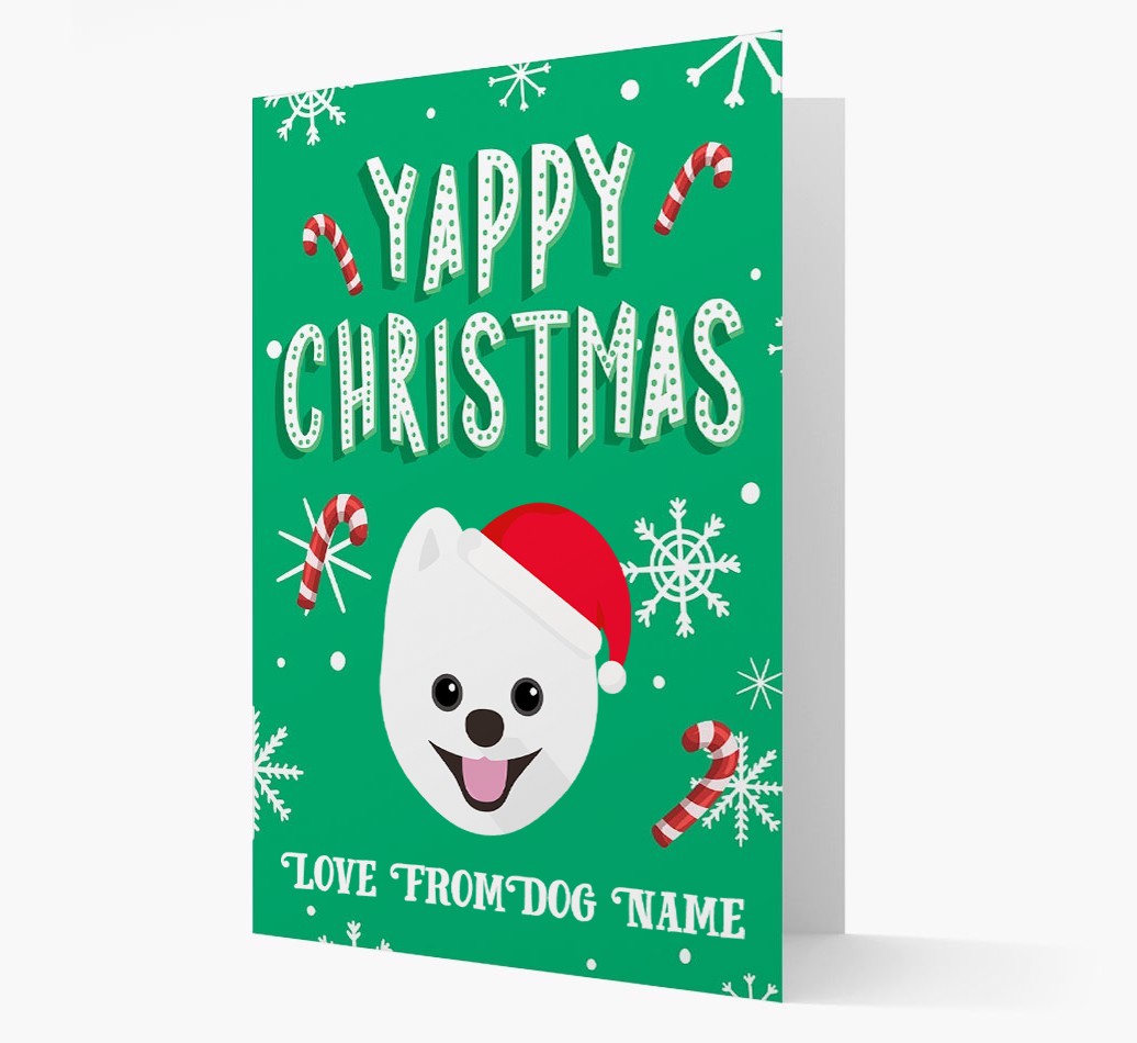 Yappy Christmas: Personalized {breedFullName} Christmas Card