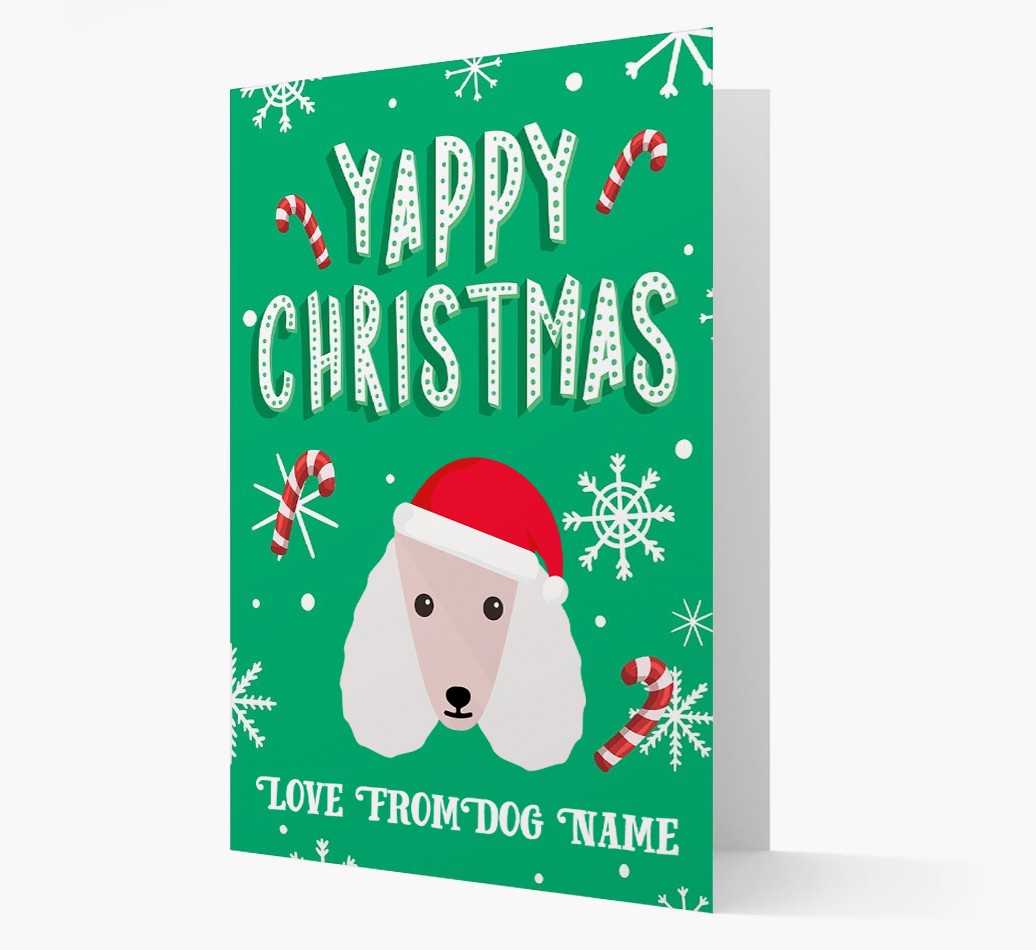 Yappy Christmas: Personalized {breedFullName} Christmas Card