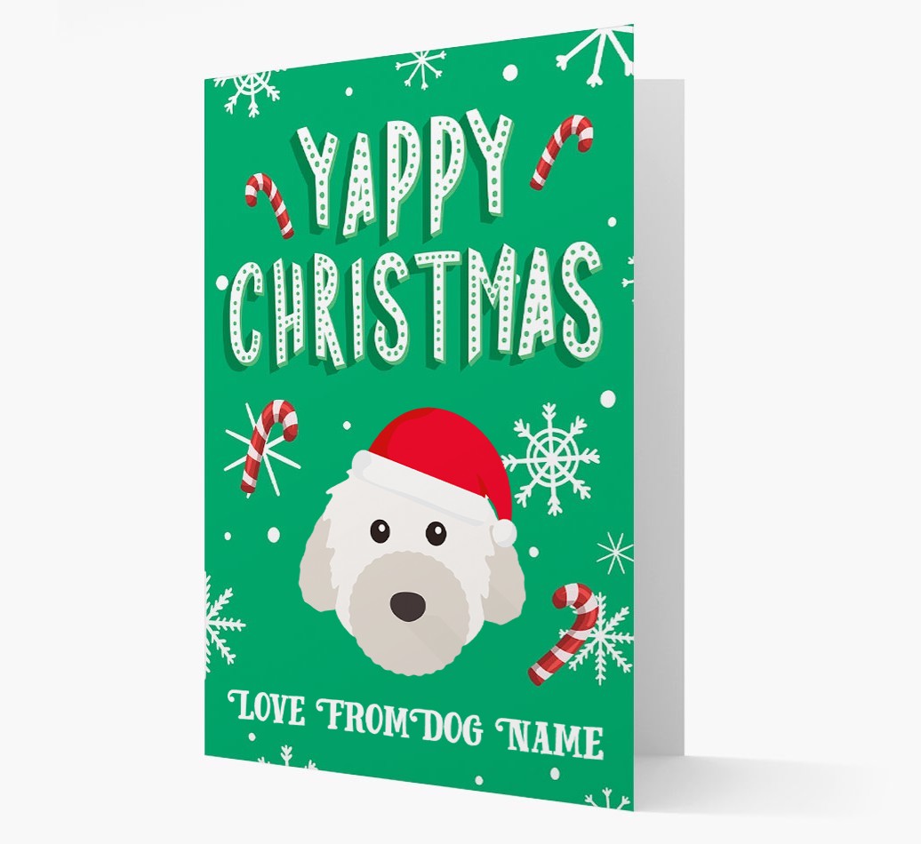 Yappy Christmas: Personalized {breedFullName} Christmas Card
