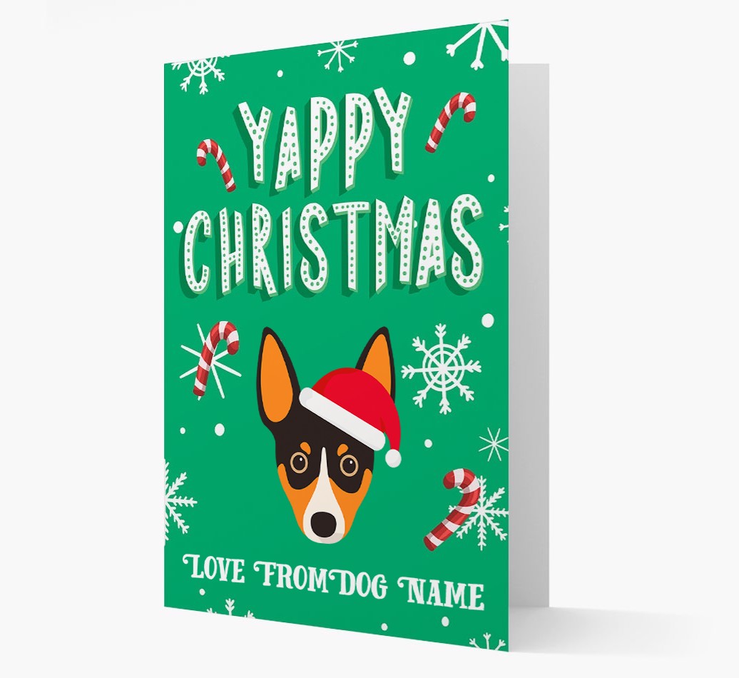 Yappy Christmas: Personalized {breedFullName} Christmas Card