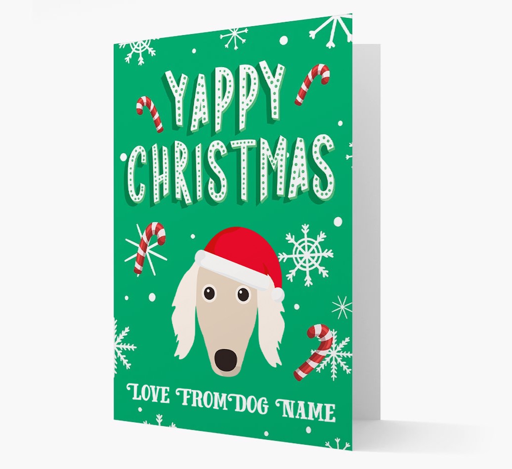 Yappy Christmas: Personalized {breedFullName} Christmas Card