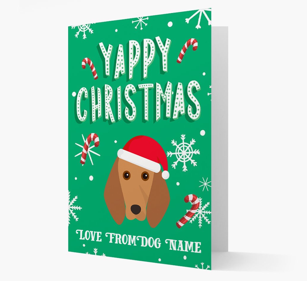 Yappy Christmas: Personalised {breedFullName} Christmas Card