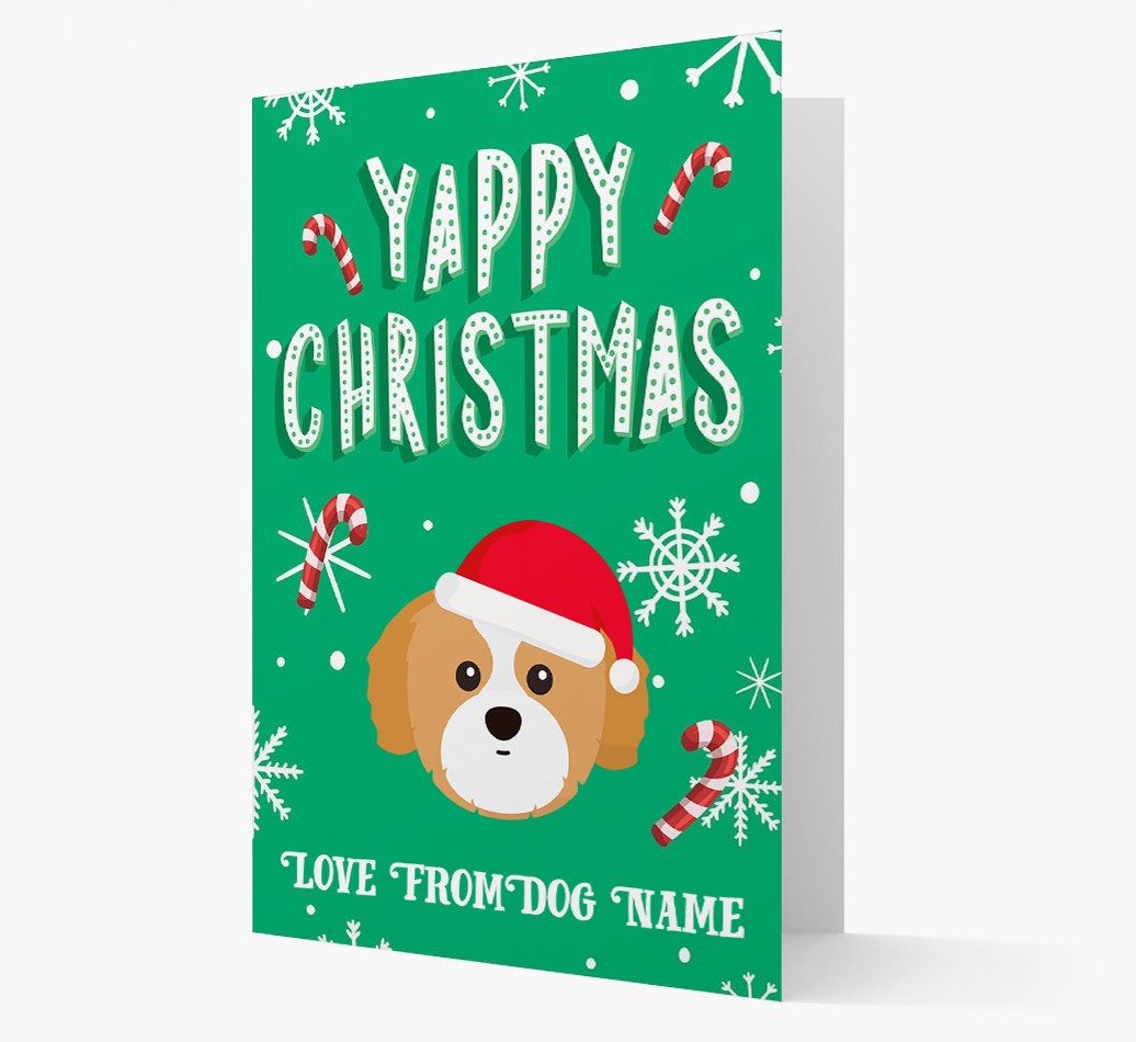 Yappy Christmas: Personalised {breedFullName} Christmas Card