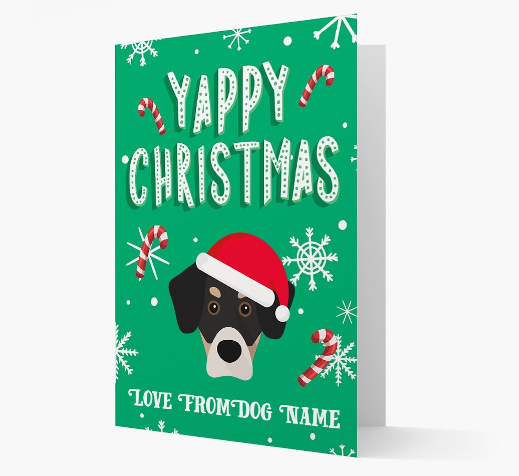 Yappy Christmas: Personalized {breedFullName} Christmas Card