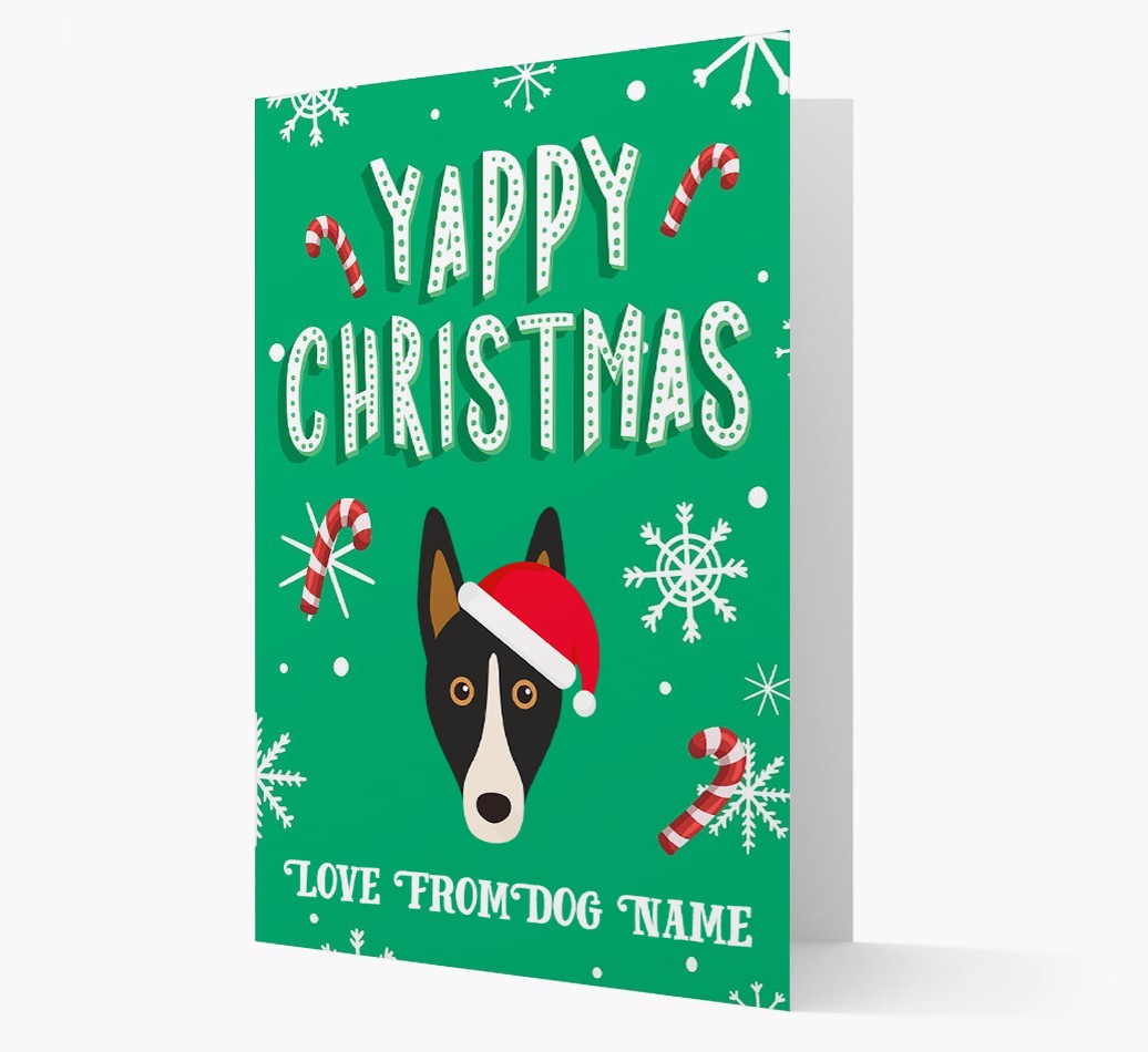 Yappy Christmas: Personalized {breedFullName} Christmas Card