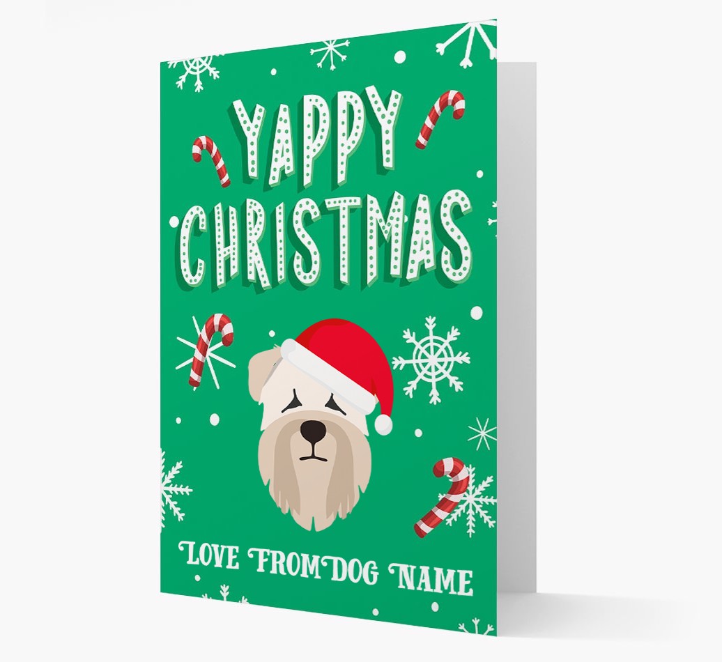 Yappy Christmas: Personalized {breedFullName} Christmas Card
