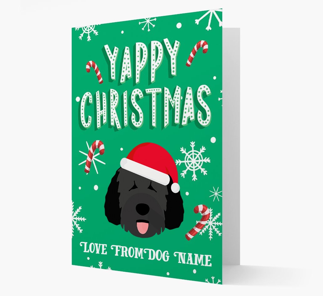 Yappy Christmas: Personalized {breedFullName} Christmas Card