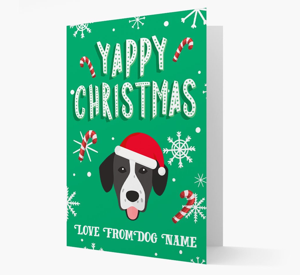 Yappy Christmas: Personalized {breedFullName} Christmas Card