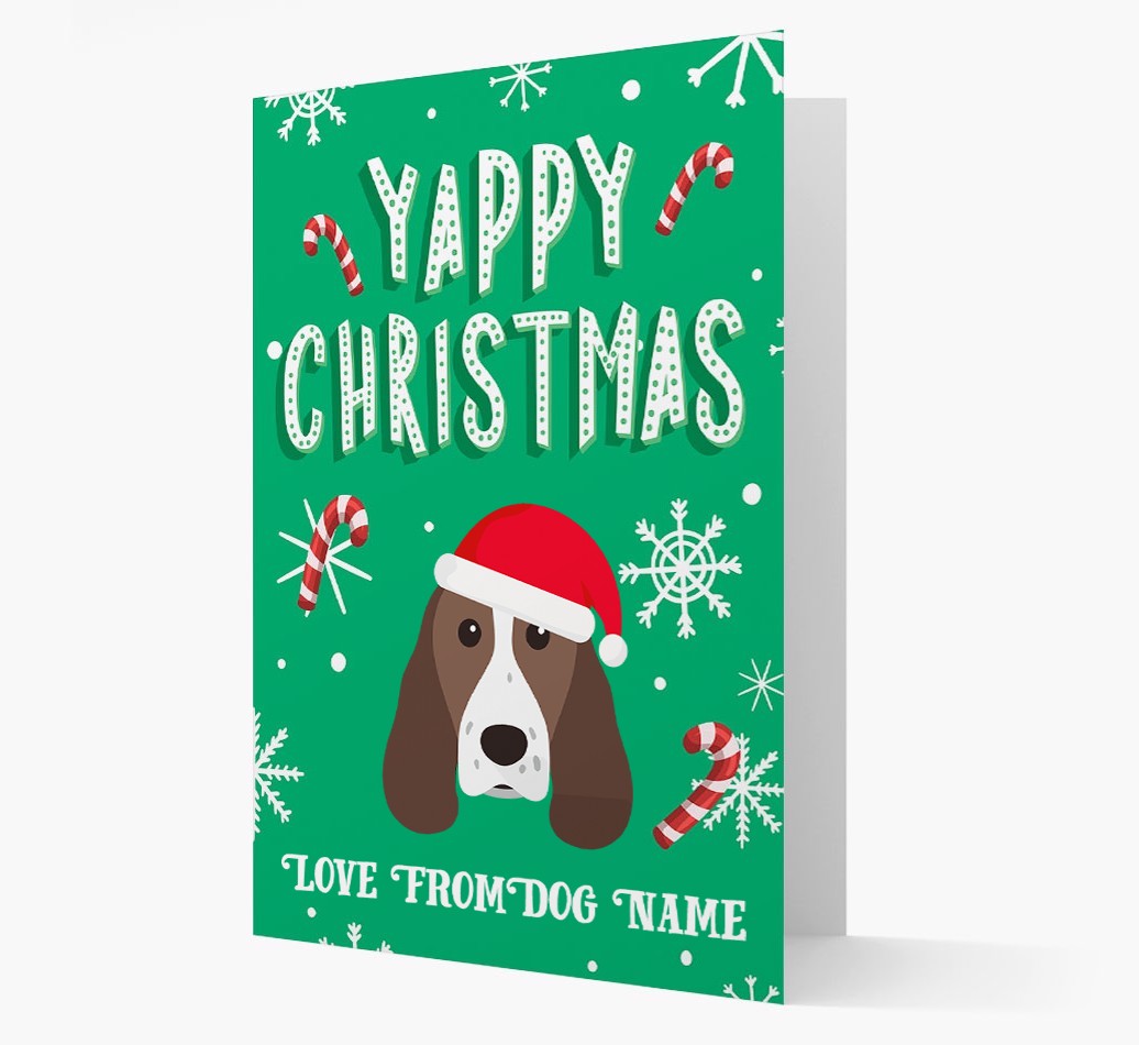 Yappy Christmas: Personalised {breedFullName} Christmas Card