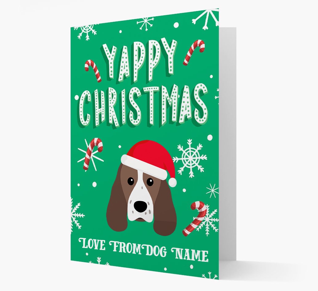 Yappy Christmas: Personalized {breedFullName} Christmas Card