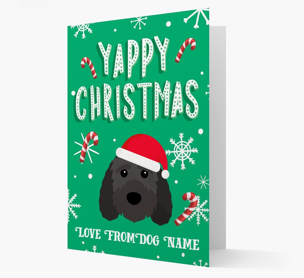 Yappy Christmas: Personalized {breedFullName} Christmas Card