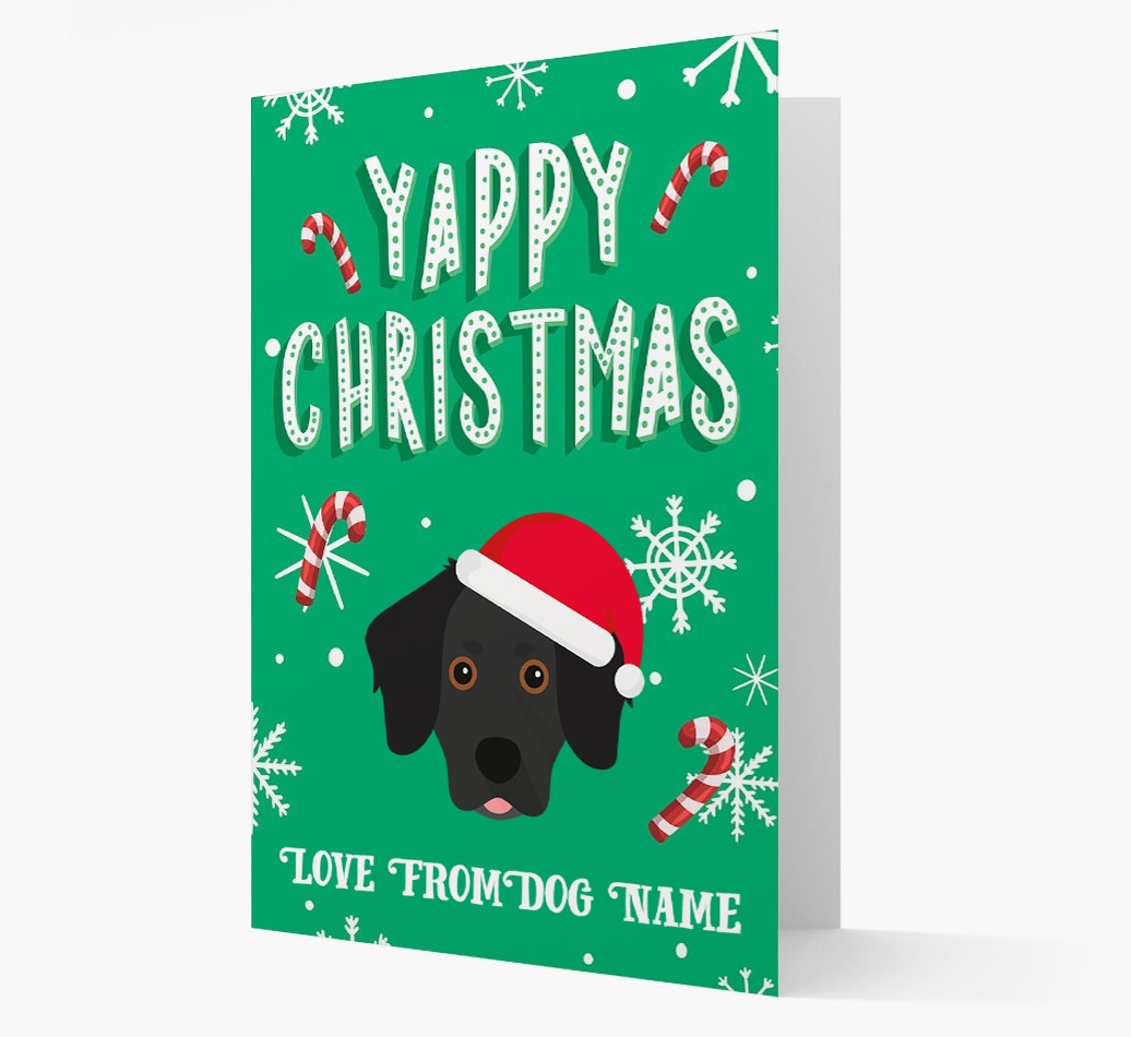 Yappy Christmas: Personalized {breedFullName} Christmas Card