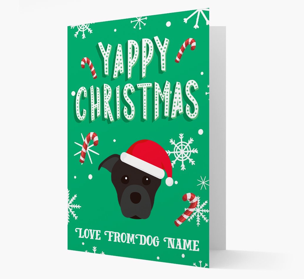 Yappy Christmas: Personalized {breedFullName} Christmas Card