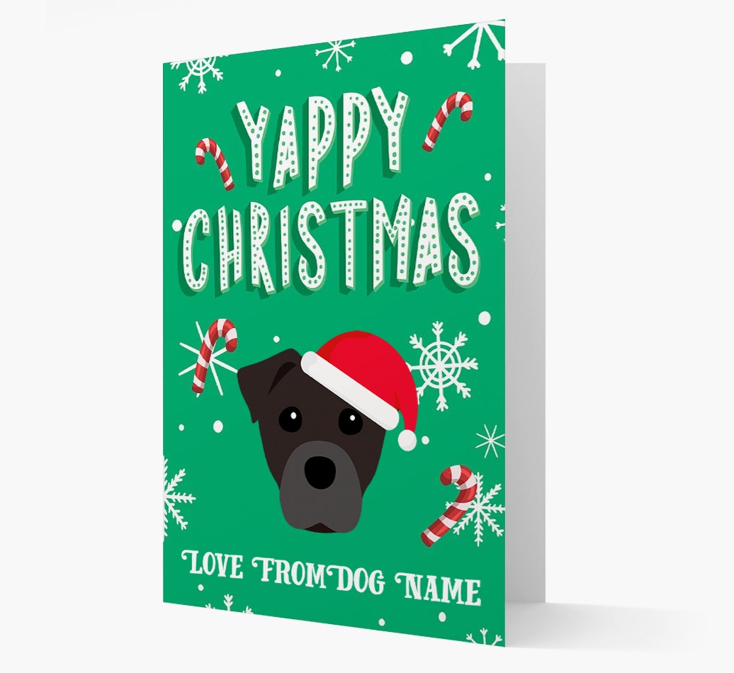 Yappy Christmas: Personalized {breedFullName} Christmas Card