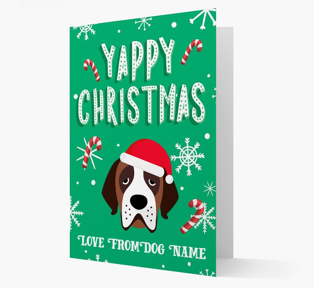 Yappy Christmas: Personalised {breedFullName} Christmas Card