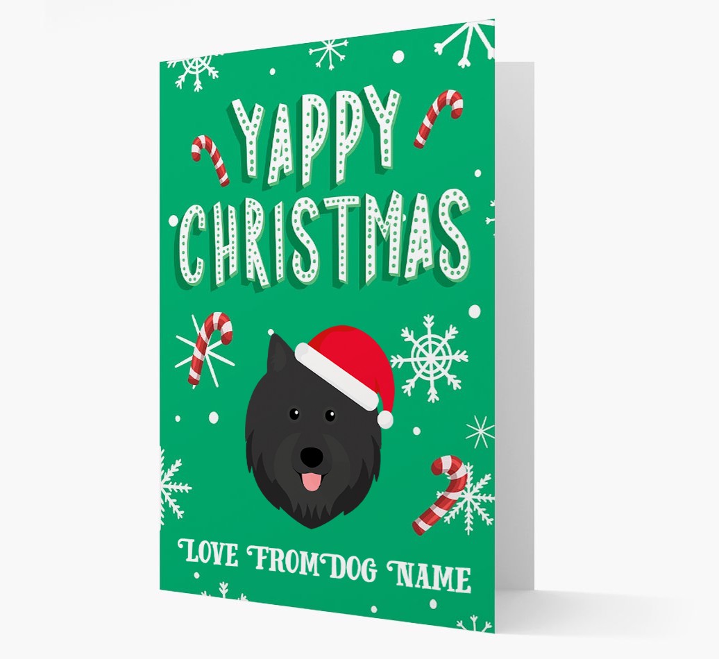 Yappy Christmas: Personalized {breedFullName} Christmas Card