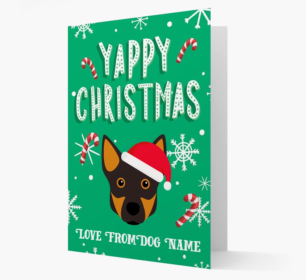 Yappy Christmas: Personalized {breedFullName} Christmas Card