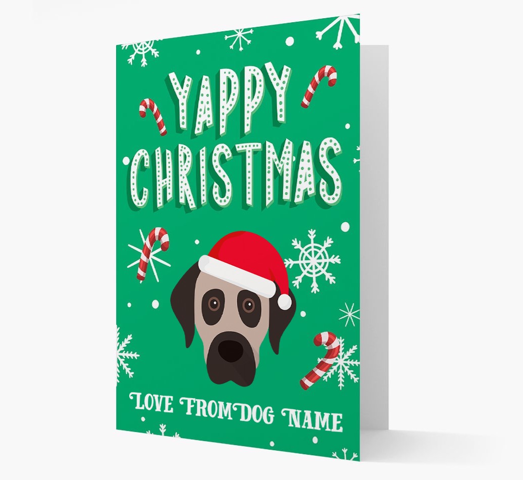 Yappy Christmas: Personalized {breedFullName} Christmas Card