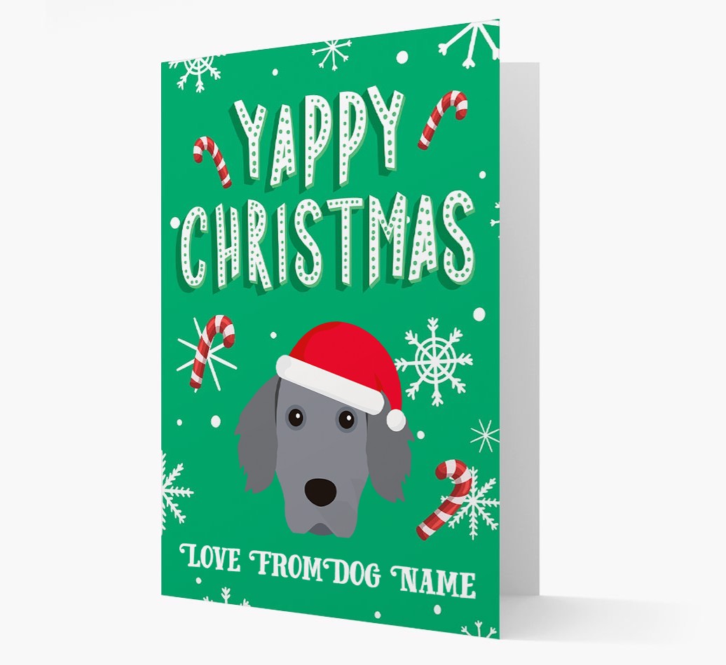 Yappy Christmas: Personalized {breedFullName} Christmas Card