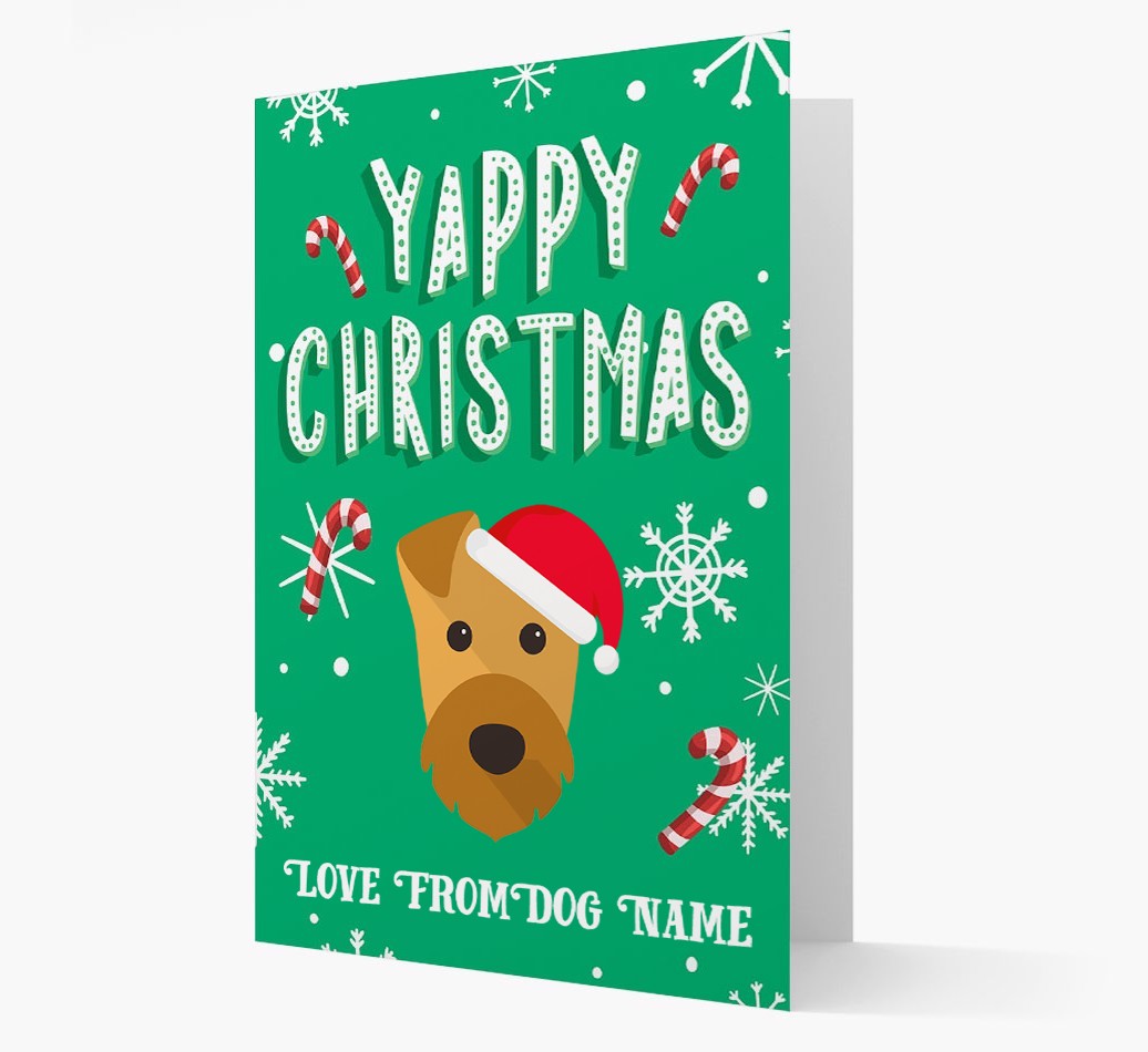 Yappy Christmas: Personalized {breedFullName} Christmas Card