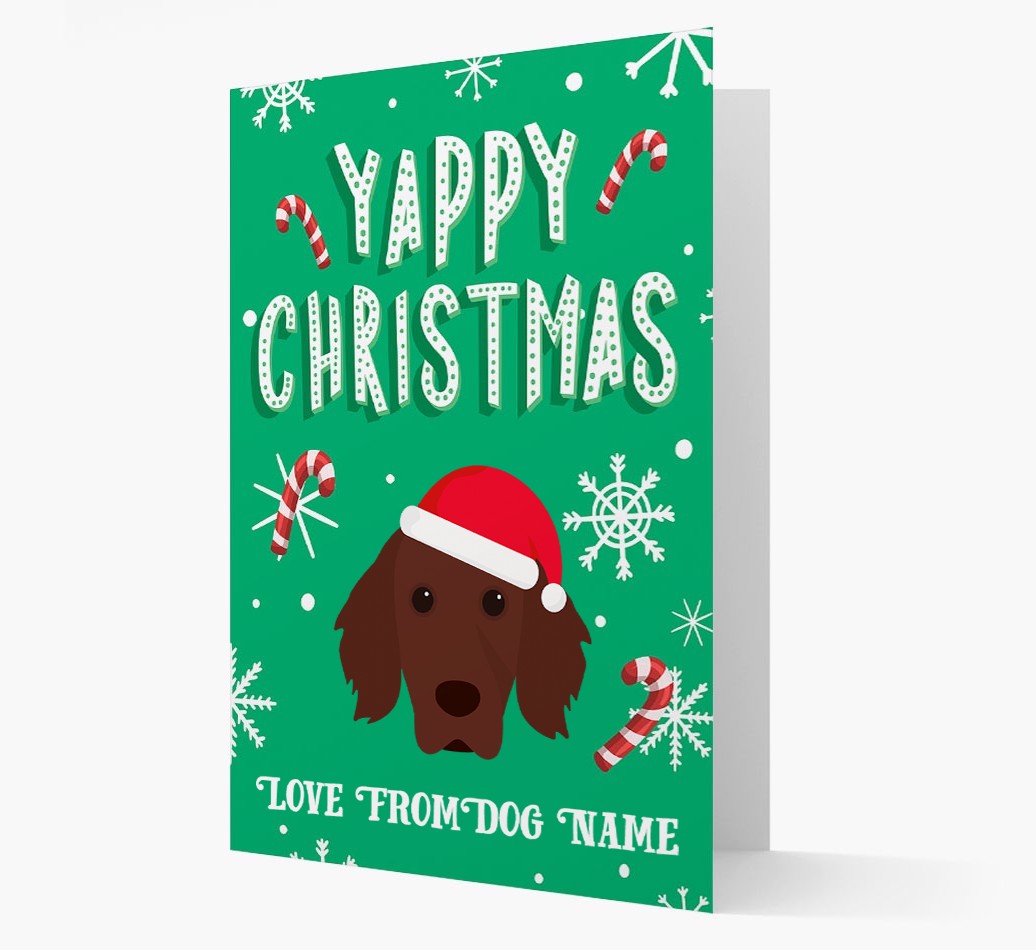 Yappy Christmas: Personalized {breedFullName} Christmas Card