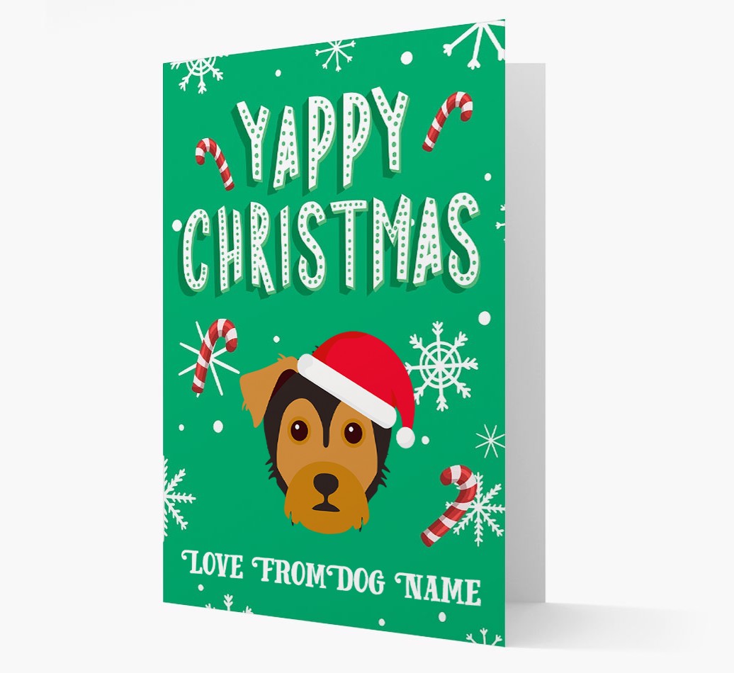 Yappy Christmas: Personalized {breedFullName} Christmas Card