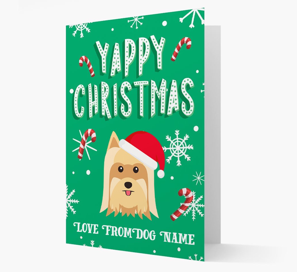 Yappy Christmas: Personalized {breedFullName} Christmas Card