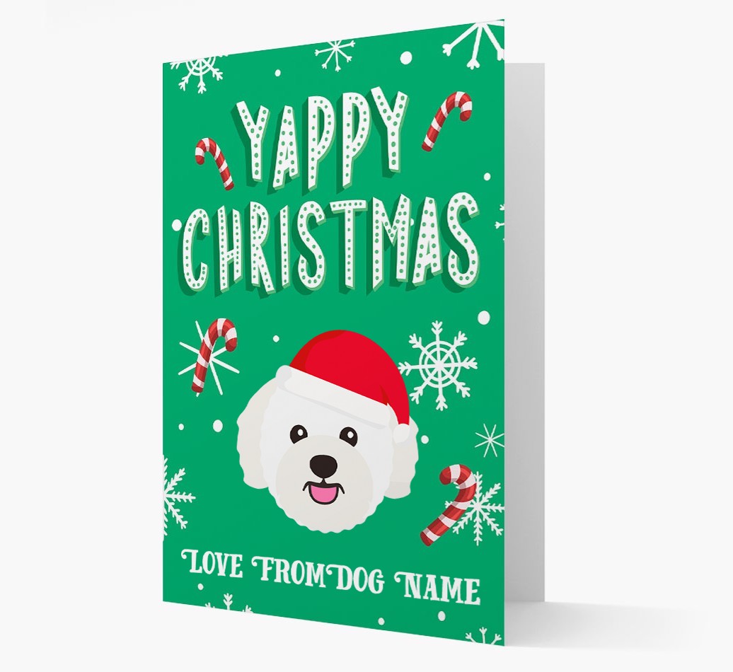 Yappy Christmas: Personalized {breedFullName} Christmas Card