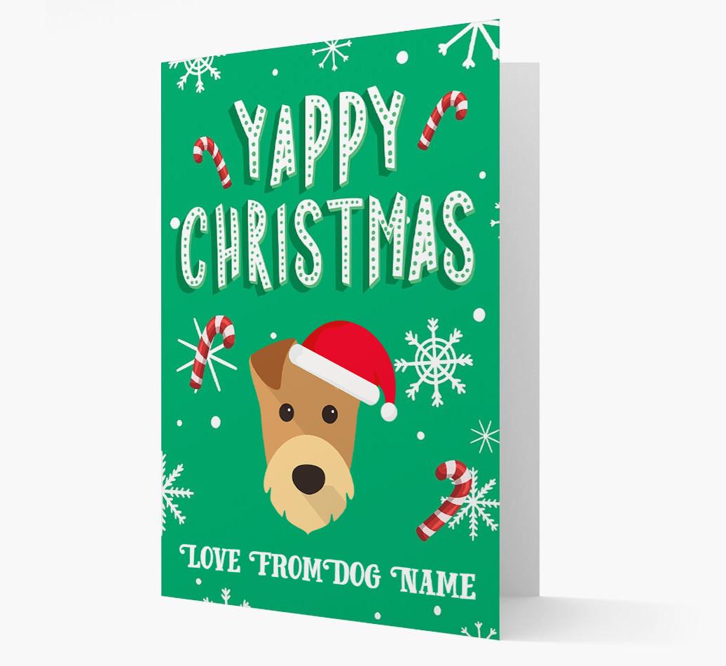 Yappy Christmas: Personalized {breedFullName} Christmas Card