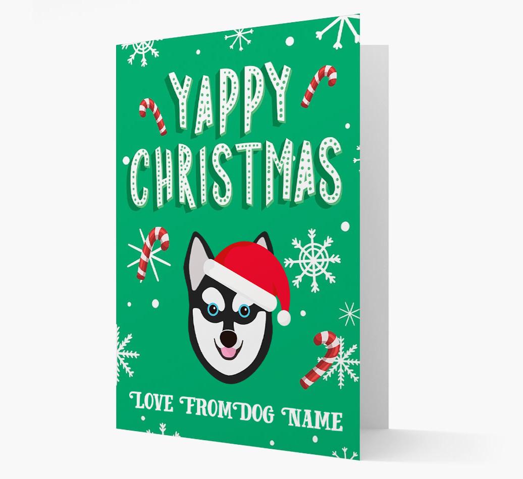 Yappy Christmas: Personalized {breedFullName} Christmas Card