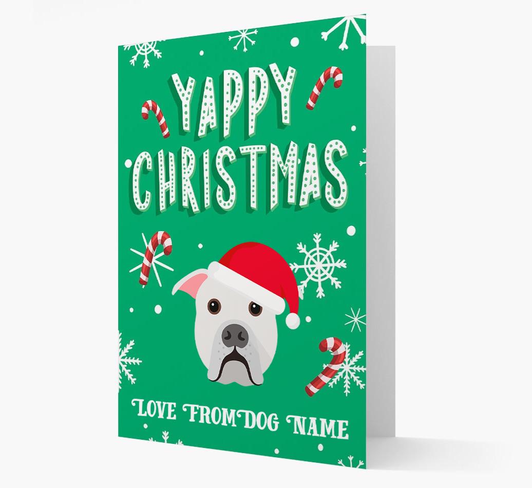 Yappy Christmas: Personalized {breedFullName} Christmas Card