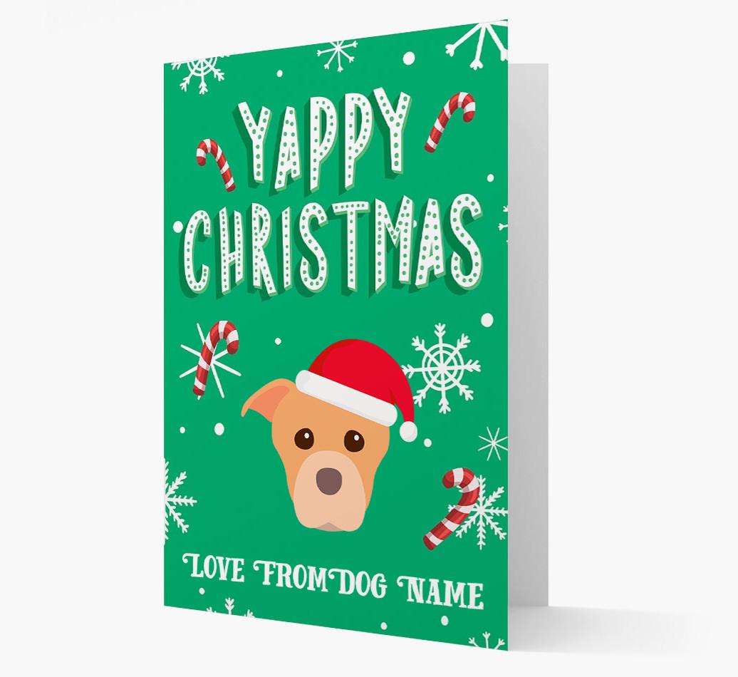 Yappy Christmas: Personalized {breedFullName} Christmas Card