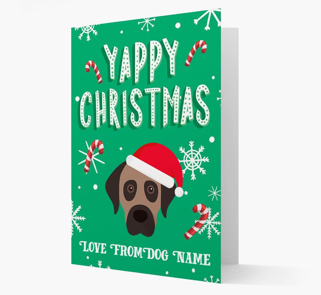 Yappy Christmas: Personalized {breedFullName} Christmas Card