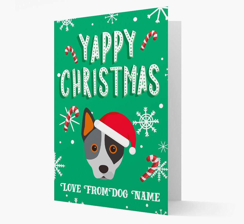 Yappy Christmas: Personalized {breedFullName} Christmas Card