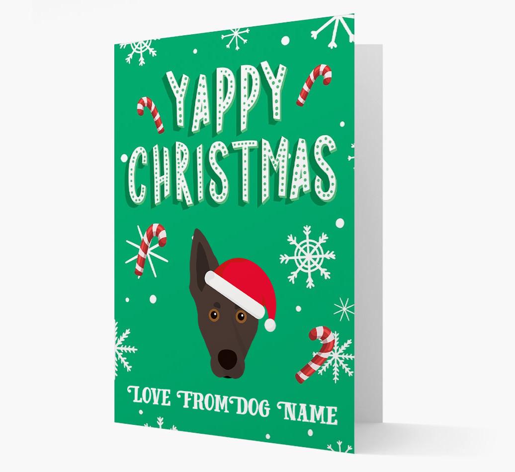 Yappy Christmas: Personalized {breedFullName} Christmas Card