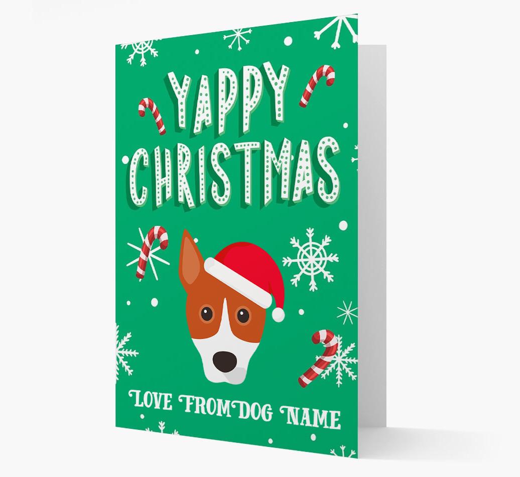 Yappy Christmas: Personalized {breedFullName} Christmas Card
